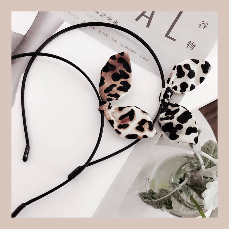 Hàn Quốc trẻ em phụ kiện tóc bé kẹp tóc bé BB clip da báo cô gái công chúa vương miện headband tóc vòng đầu dây băng đô nữ