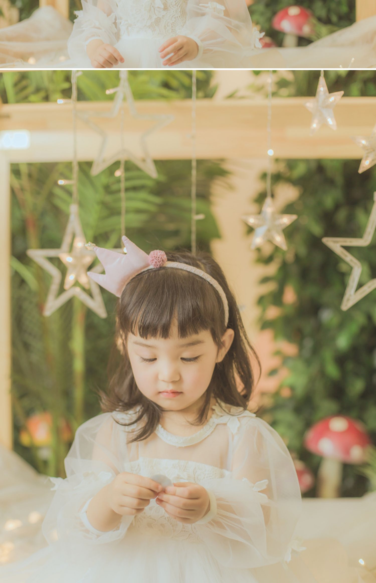 Trẻ em tóc phụ kiện sinh nhật bé siêu tiên vương miện headband bé tóc ban nhạc công chúa dễ thương headband đầu trang sức băng đô
