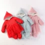 Quần áo bé gái dày một mảnh Quần áo mùa đông cho bé gái 0-1-2 tuổi Phiên bản Hàn Quốc hết dịch vụ Quần áo trẻ em 9 tháng romper áo liền quần bò sữa cao cấp