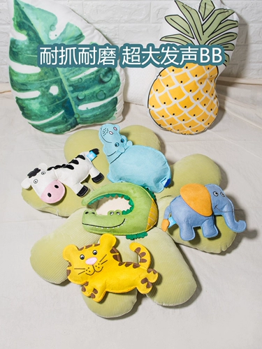 Qmonster Имитация кожа кусание собак и собак, вокалированные игрушки