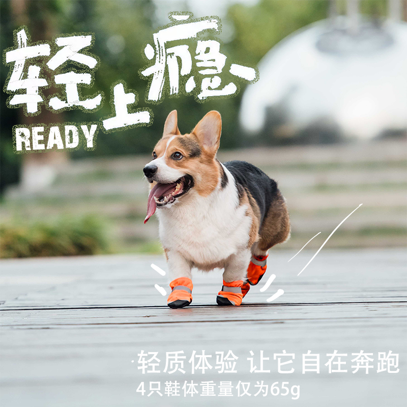 Short legs Captain 90 days Dog shoes Light dog shoes soft soles running cool shoes can't run waterproof rain shoes