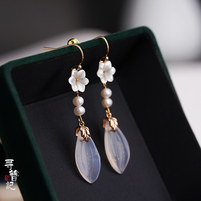 Remember the original hexagon butterfly flower mannuolo petals earrings drifting zero