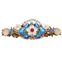 Looking for hairpin Handmade vintage classic hairpin headdress Hanfu Cheongsam accessories Ming and Qing Cloisonne hairpin Xizi makeup