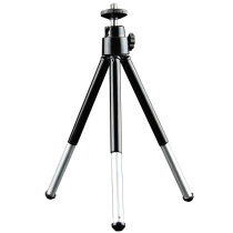 Small tripod aluminum alloy two-section telescopic tripod fishing light telescope mobile phone selfie bracket 20cm high