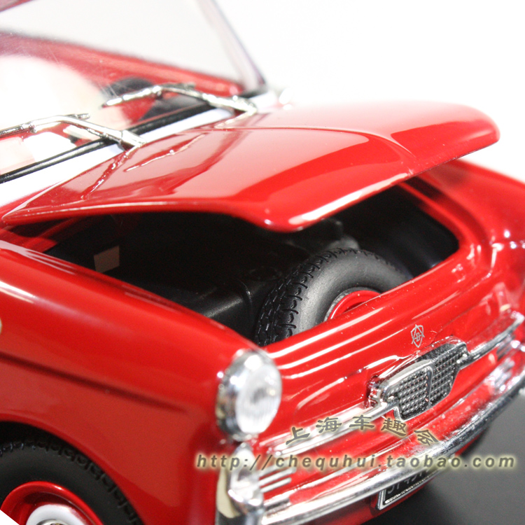 1958 Bianchi biến đổi mô hình xe hợp kim tĩnh 1:24 Leo Whitebox mô hình máy bay