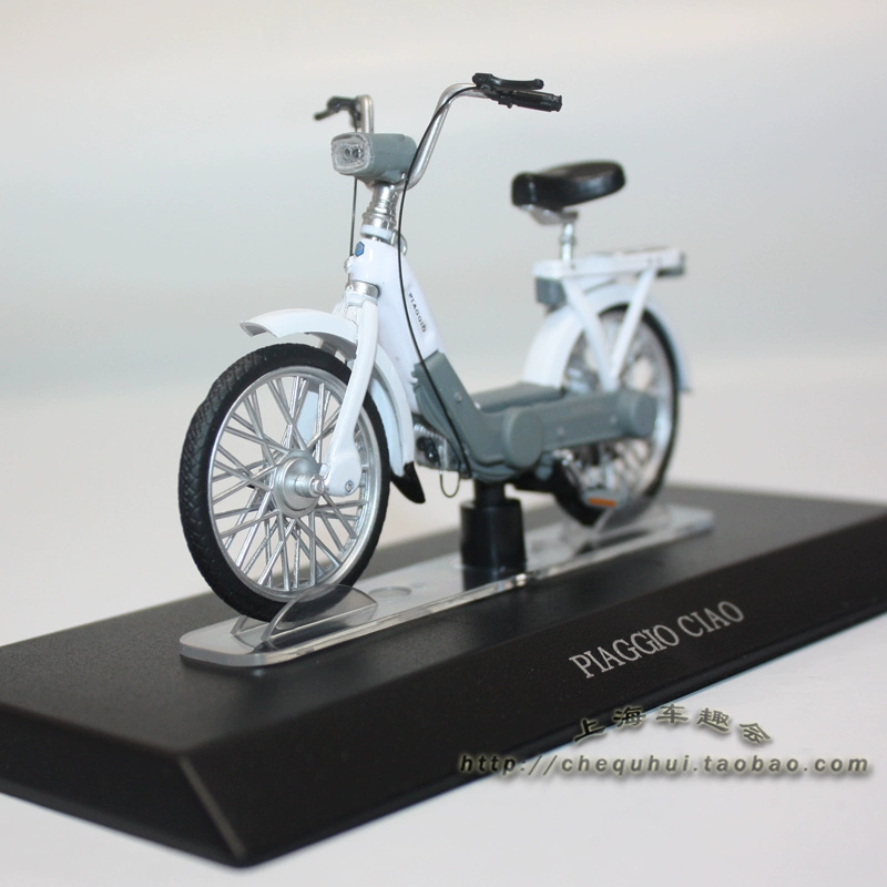 Xe đạp xe đạp xe máy mô hình tĩnh 1:18 Piaggio moto morini rizzato