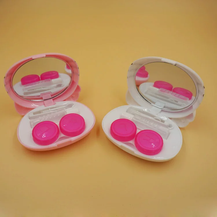 Hello Kitty, милые пластиковые невидимые очки, двойная ручка банка для хранения, линза