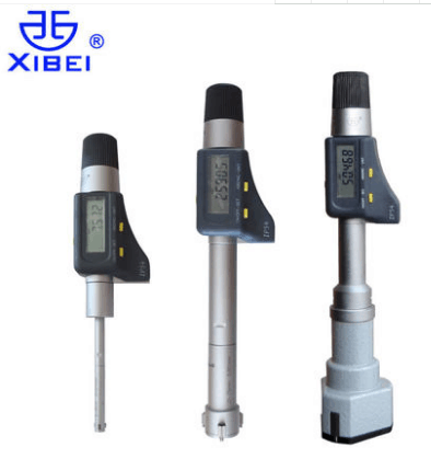 Green light number of three points inner diameter micrometer 6-100mm electronic inner test micrometer three-claw micrometer