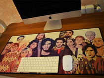 (small) The game perimeter of power is super-thick 800 * 400 * 5mm mouse pad