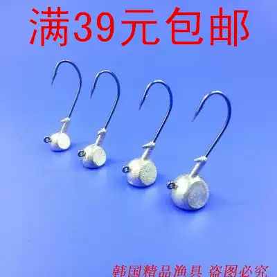 Quick-moving Luya tumbler Reinforced lead head hook Upright lead head hook Soft bait soft worm hook Luya hook Jump bottom