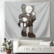 Wall cloth background cloth ins hanging cloth wall Super bedroom Tide brand animation kaws mens bedroom bedside hip hop Net Red
