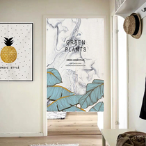 Nordic curtain partition curtain kitchen toilet cloakroom wardrobe dustproof fabric decoration simple ins hanging cloth