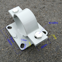 Telephone pole cylindrical bracket Cross arm surveillance camera pole special clamp lock wall fixed tube clip