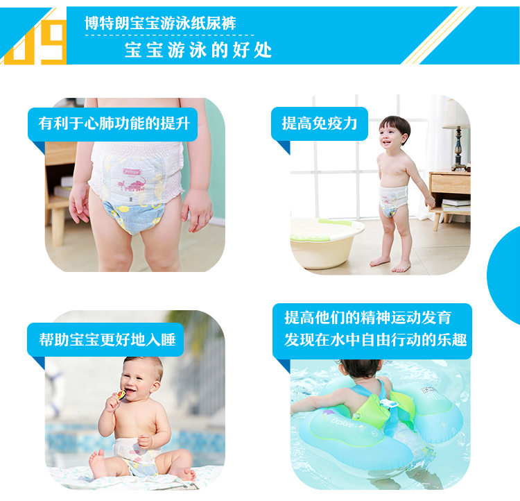 Botlang bé hồ bơi chuyên nghiệp không thấm nước tã trẻ em quần bơi tã đóng gói độc lập đồ bơi nữ đẹp