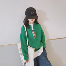 Ai Upper girl sweaters cardio-hoodie 2022 spring dress new CUHK Tong Yang Gas casual knitted sweatshirt Zip Jacket Tide