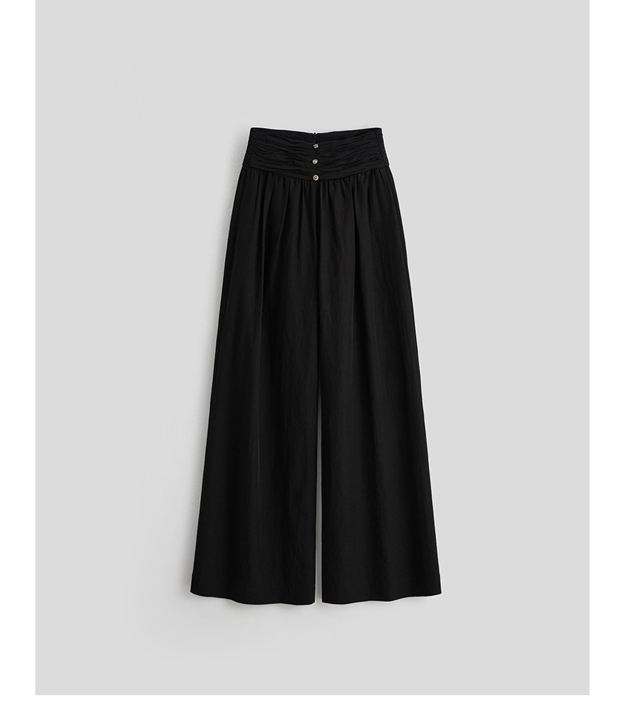 INDULGE Mystic Crinkle Loose Wide-Leg Pants