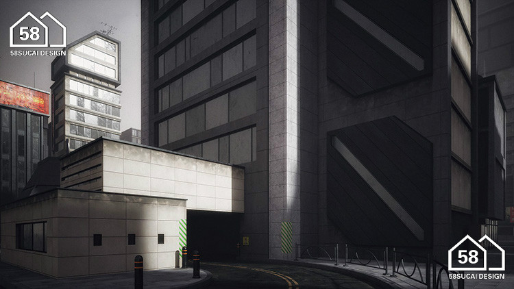 图片[20]-K038新东京建筑城市高楼大厦建筑3d模型 格式c4d/blender/fbx/obj-cg男孩