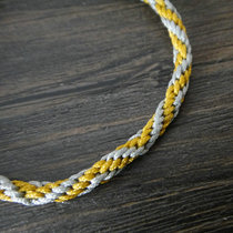 Zaki Temple Handmade Weaving Nine Eyes Without Extinguishing Diamond Rope Men And Women Bracelet Necklace Necklace 4mm Career Glory