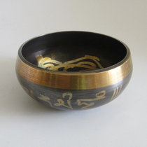 Songbowl Nepal handmade bronze chime chime Tibetan Buddhist sound bowl meditation yoga tone therapy the Buddhas sound bowl bowels 9 5cm