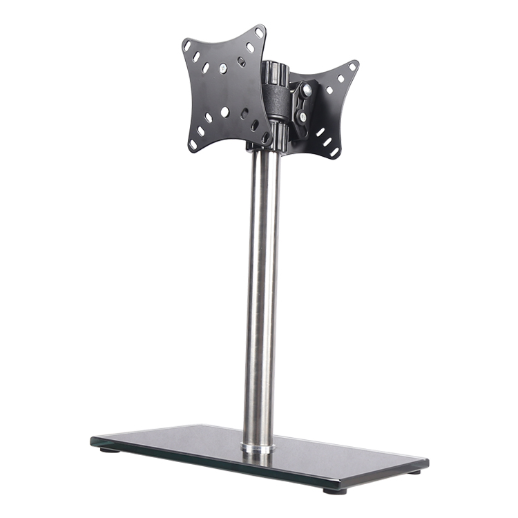 Dual-screen rotary computer screen Display Universal base Display Lifting Table table Desktop bracket 14-27 inch