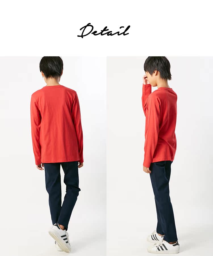 Áo thun cotton tay dài cho bé cotton 2018 mùa thu mới bé trai giản dị hàng đầu trong bộ đồ bé trai rộng rãi mỏng manh từ bi áo thun cộc tay cho bé