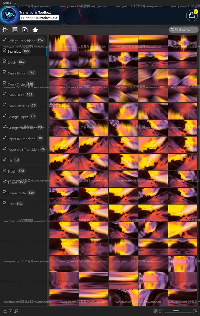 2652种视频转场效果特效AE脚本Transitions Toolbox V2预设包