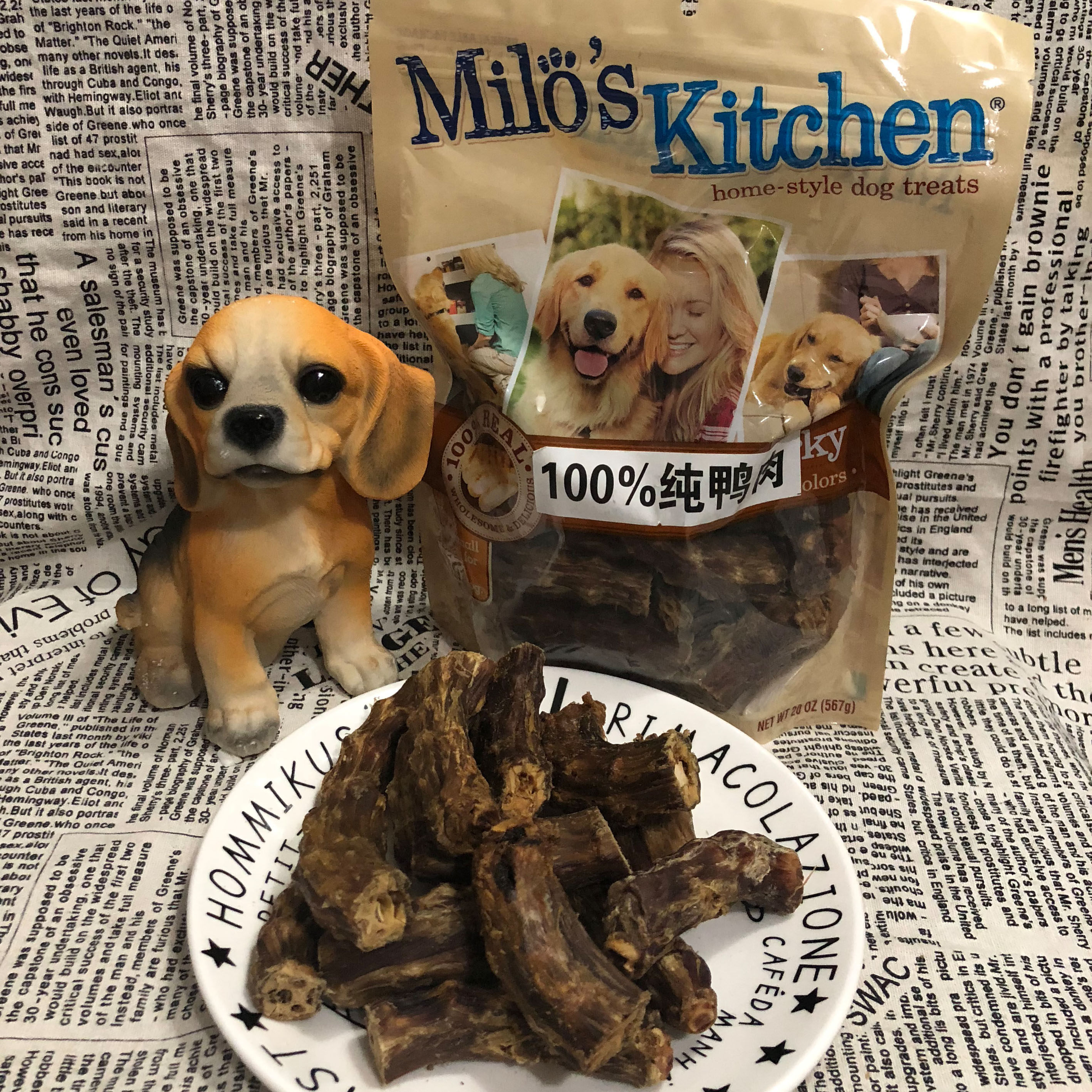 Pet Dog Rewards Grindstone Snacks Labrador Gold Wool Grinding Tooth Rod Tonic teeth Air-dry Baked with Fragrant Milk Duck