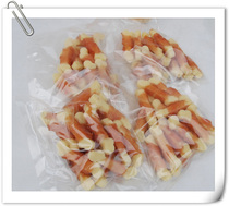 Pet snacks Fresh chicken wrapped around souffle bones 100 grams 2 packs 12 yuan