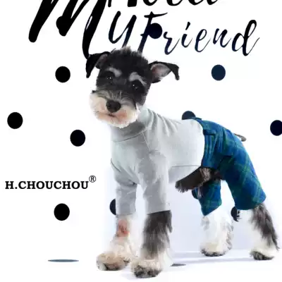 Ugly ugly H chouchou 2018 autumn and winter solid color checkered warm pants 18166 54