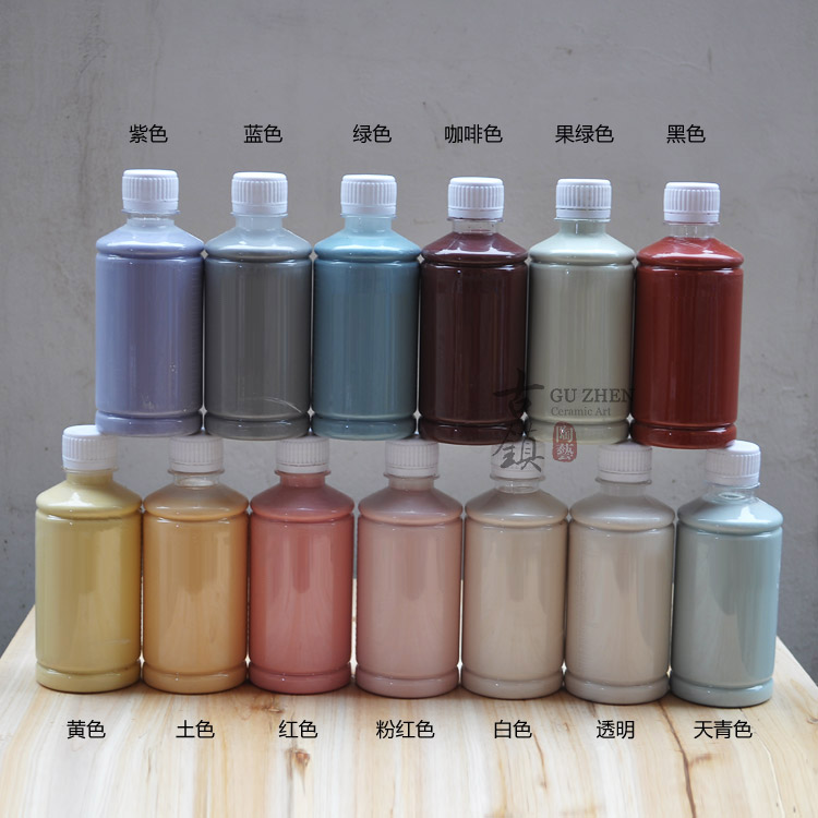 Ceramic masonry 13 color glaze Monochrome glaze Ceramic glaze Set transparent glaze Set high temperature low temperature
