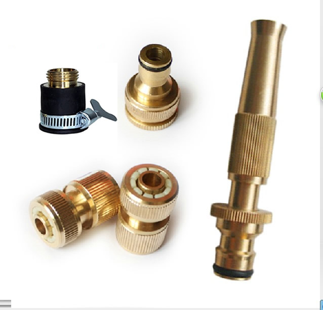 Pure Copper Joint Straight Spray Gun Head Spray Car Wash Pass Water Stop standard universal Bomb Water Gun Professional Pacifier