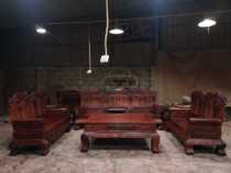 White Rosewood (Dalbergia rosewood) 223 Daben six-piece sofa set