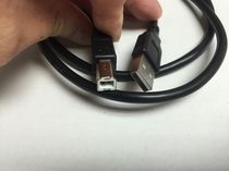 1 M 1 5 M USB printing line Black pure copper wire aluminum foil wire diameter 5 0 square print line
