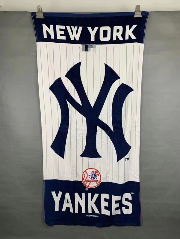 New Major League Baseball Team Cotton Baseball Bath Towel, Pure Cotton Beach Towel, Large Towel, Sports and Leisure