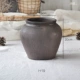 Đồ đá mọng nước chậu cây gốm mage đen đống cũ hoa lớn đất thở hai tai đất sét - Vase / Bồn hoa & Kệ chậu đất