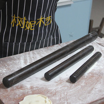 Large ebony rolling pin Purple sandalwood rolling pin Noodle stick Noodle stick Baking tool Rolling noodles increase and lengthen