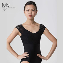 American imported Jule Dancewear ballet dance yoga shape suit short sleeve Half sleeve practice suit