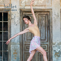 Russian imported Ballet Maniacs nude shoulder Ballet dance practice body yoga suit