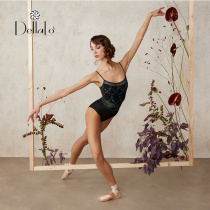 Imported from Italy DellaLo Milano ballet dance suit DM gold label sling practice gymnastics suit 24096