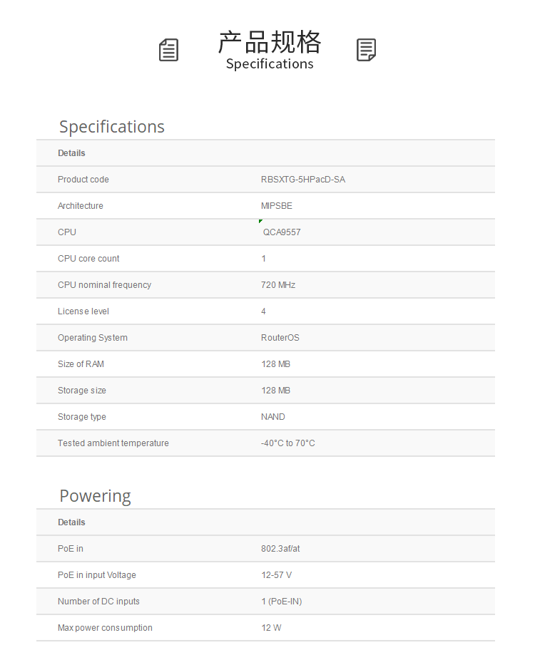 Сетевой мост mikrotik rbsxtg-5hpacd-sa ac协议大功率千兆无线网桥
