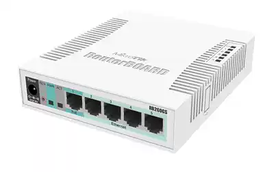 MikroTik RB260GS switch 5 Gigabit port model updated to CSS106-5G-1S
