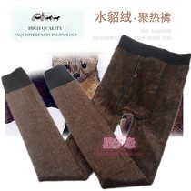Labella La Bella Figura3800D autumn winter new water mink suede Polypants on foot integral pants 618