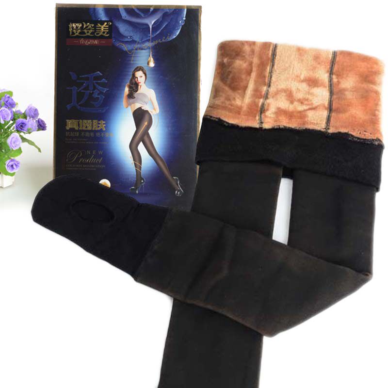Cherry Pose Beauty 8999 Female Autumn Winter Plus Suede Thickening Fake skin Resistant Ball Shaping Beauty Leg Sloth Free of Pants Socks