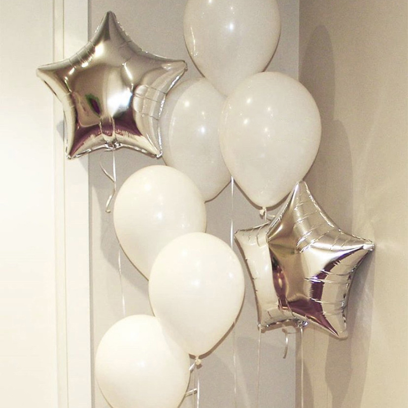 White Matte Thickened Export Pure Natural Pure White Balloon Festival Party Proposal Decoration Birthday