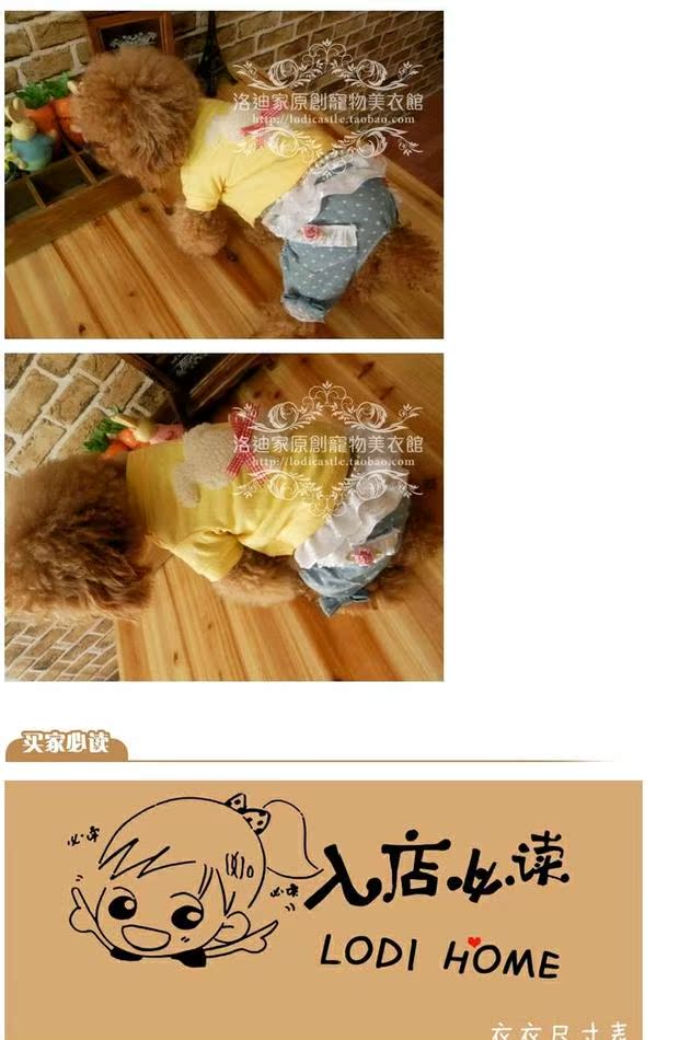 Thú cưng nhỏ mùa thu và mùa đông mô hình quần jeans người yêu váy denim mặc quần áo chó Teddy trang phục Schnauzer bib - Quần áo & phụ kiện thú cưng áo con chó