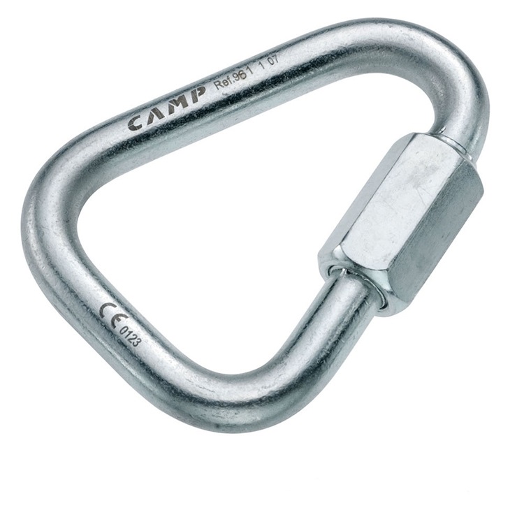 Camp CAMP961 galvanized carbon steel lock CAMP992 stainless steel triangle Meilong lock 10mm climbing mountaineering