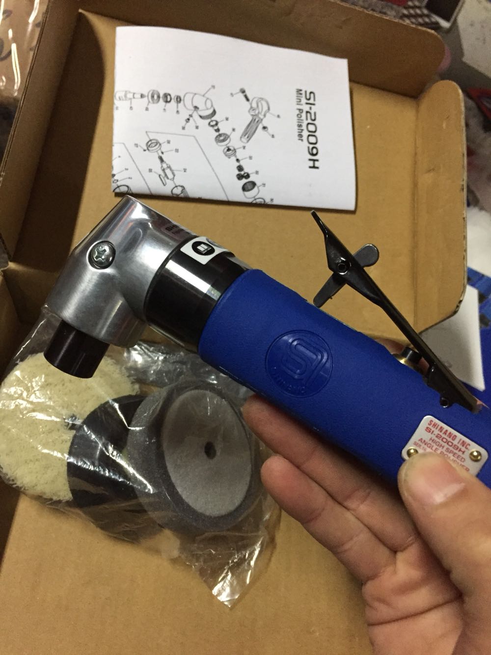 Japan Shinano Pneumatic Polishing Machine SI-2009H Lake Machine Grinding Machine SI-2009H