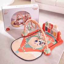 Youleen newborn baby 3-month-old pedal piano fitness stand for boys and girls baby music educational toy bed