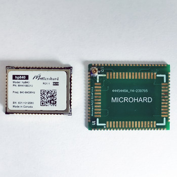 Microhard Hp840/900 Data Transmission Module Is Connected to the P900/P840 Compatible Adapter Base