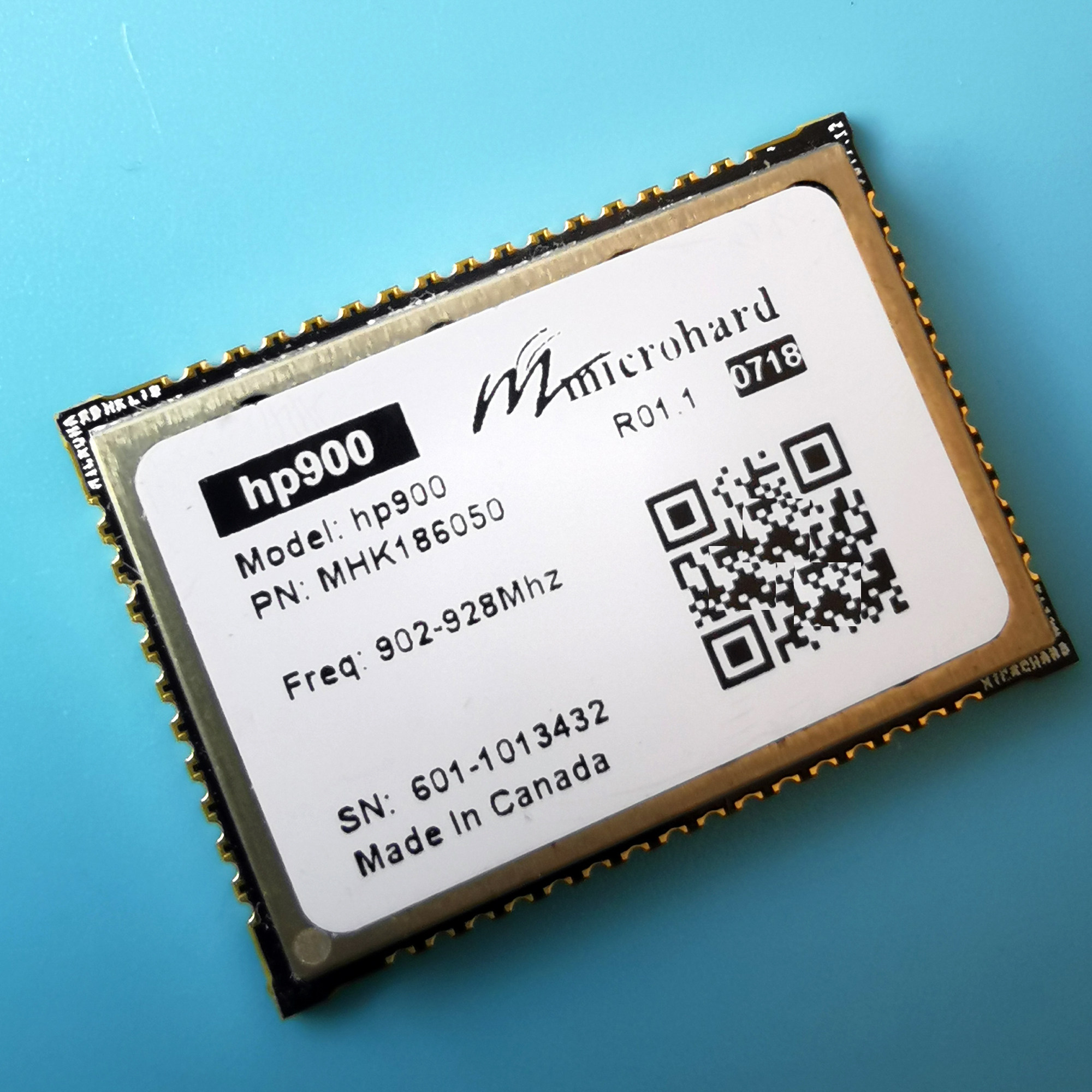 Microhard HP900 wireless digital transmission module is 60km long distance 500kbps MHK186050